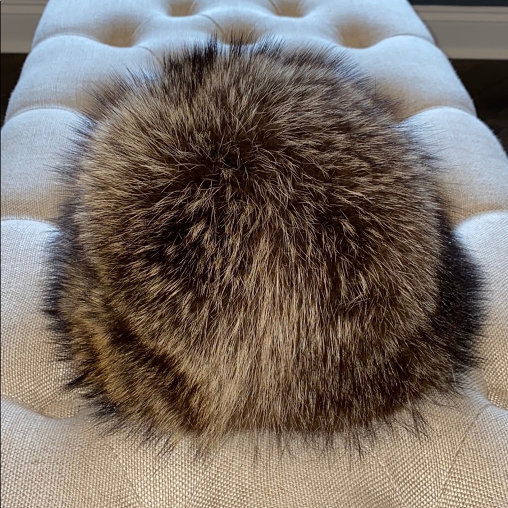 Coach Raccoon Fur Hat